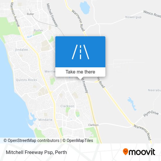 Mitchell Freeway Psp map