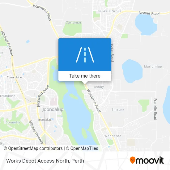 Mapa Works Depot Access North