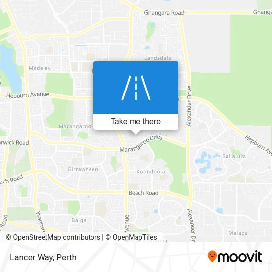 Mapa Lancer Way