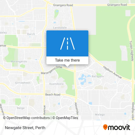 Mapa Newgate Street