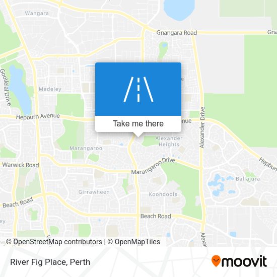 River Fig Place map