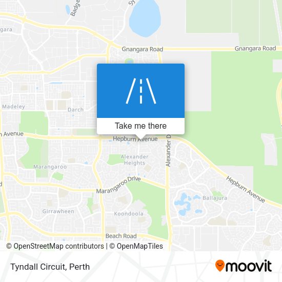 Tyndall Circuit map