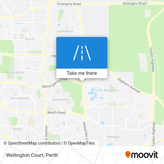 Wellington Court map