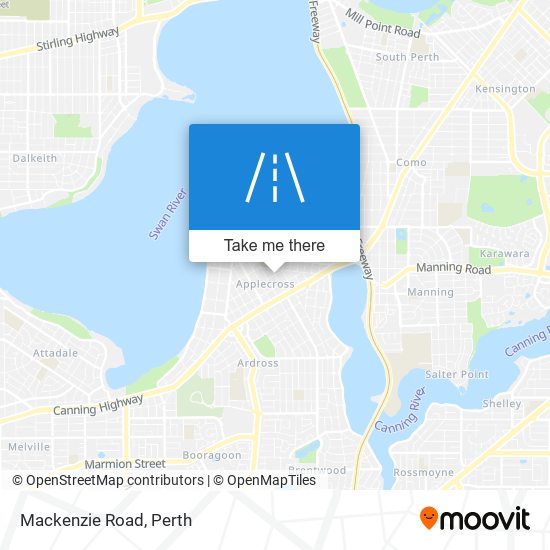 Mackenzie Road map