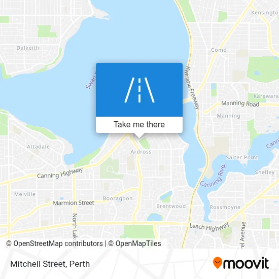 Mapa Mitchell Street