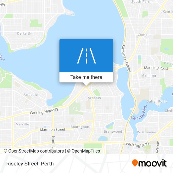 Riseley Street map