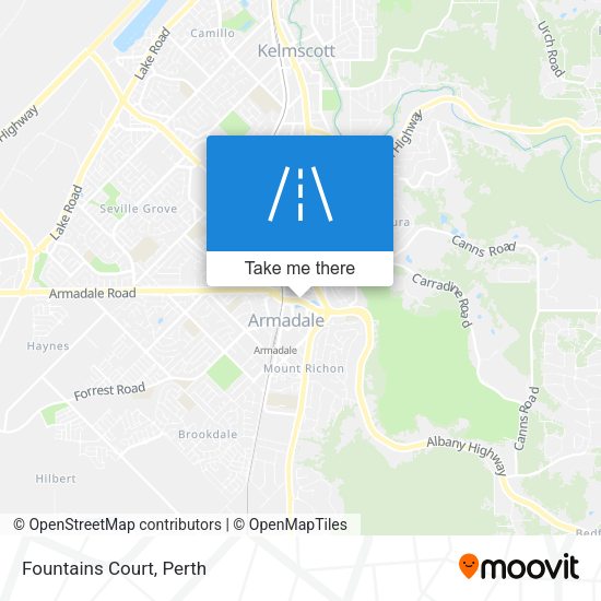 Fountains Court map