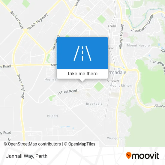 Mapa Jannali Way