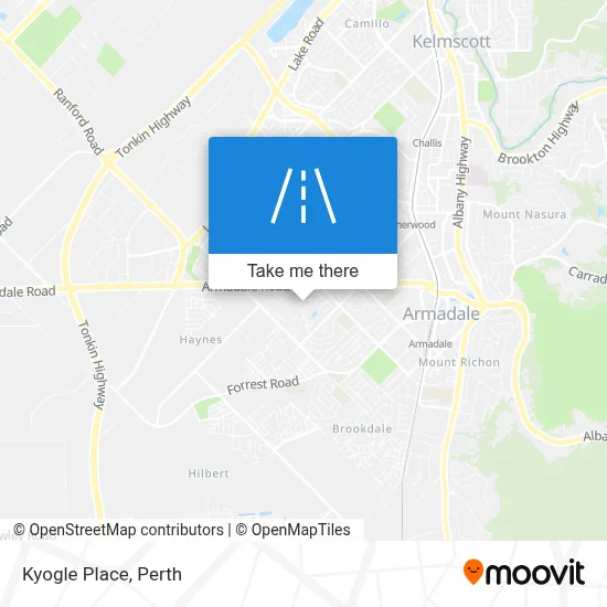 Mapa Kyogle Place