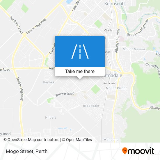 Mogo Street map