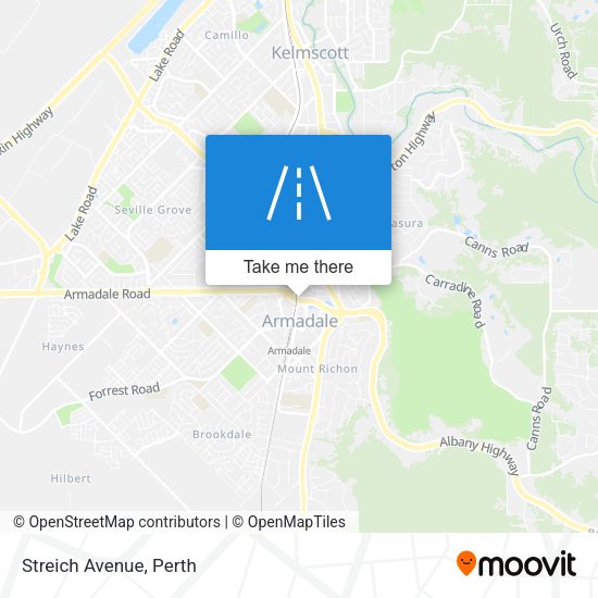 Streich Avenue map
