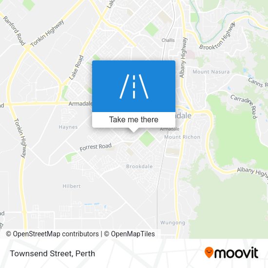 Townsend Street map