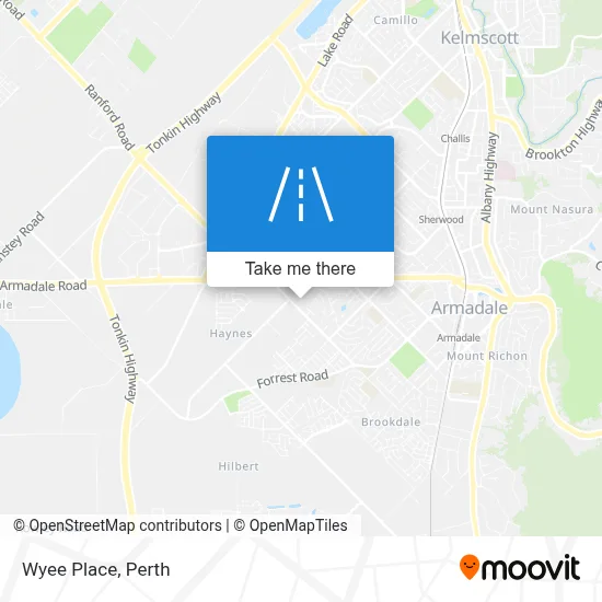 Mapa Wyee Place
