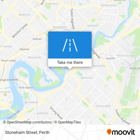 Mapa Stoneham Street