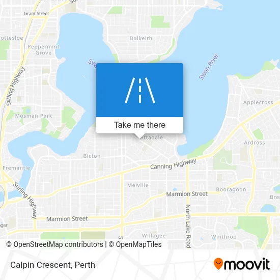 Mapa Calpin Crescent