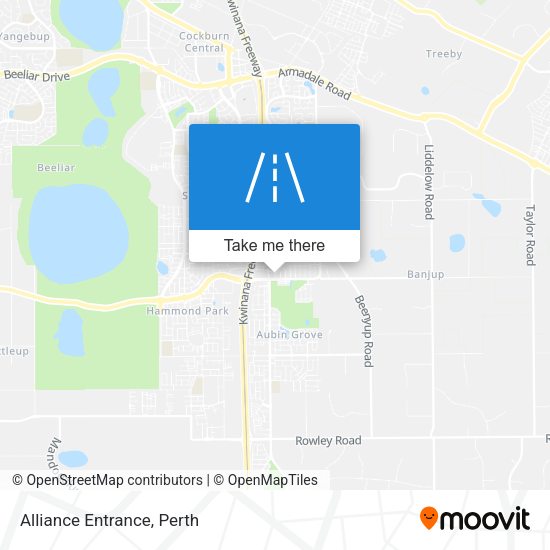 Alliance Entrance map