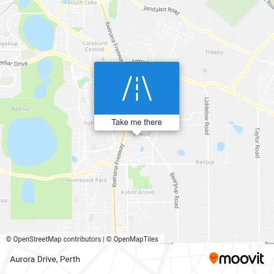 Mapa Aurora Drive