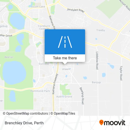 Brenchley Drive map