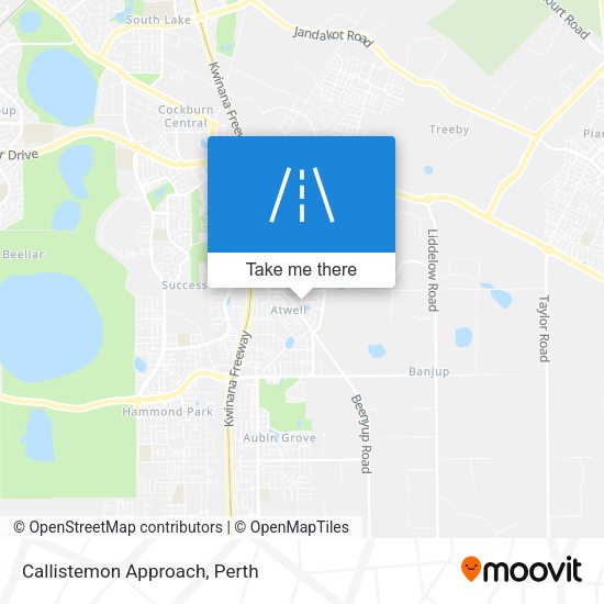 Callistemon Approach map