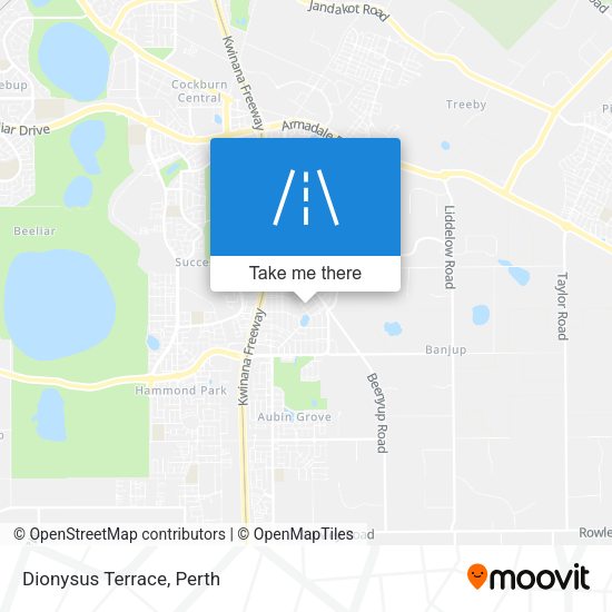 Dionysus Terrace map