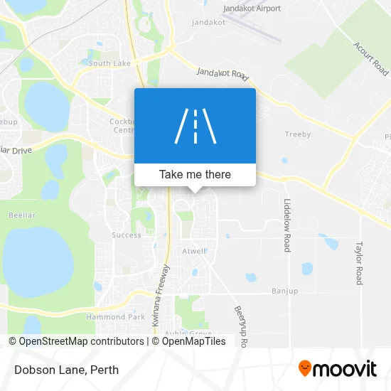 Mapa Dobson Lane