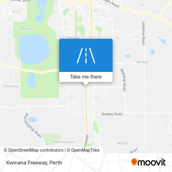 Kwinana Freeway map