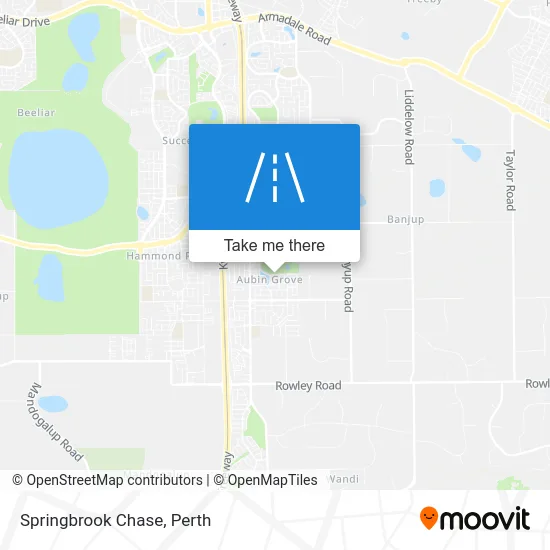 Mapa Springbrook Chase