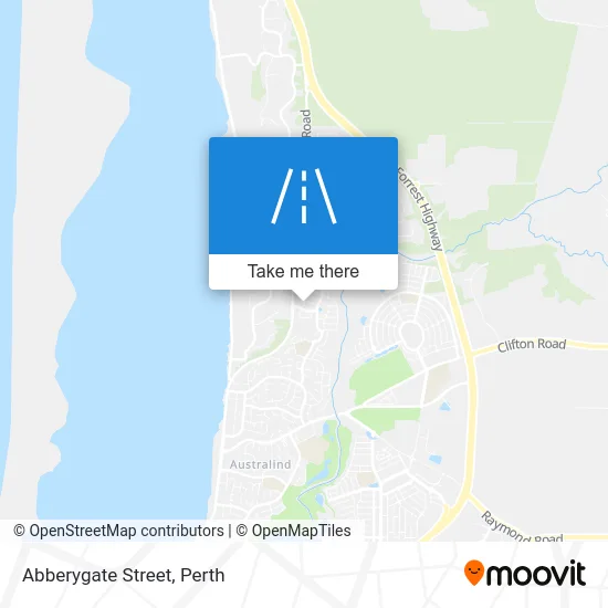 Mapa Abberygate Street