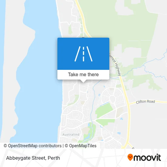 Mapa Abbeygate Street