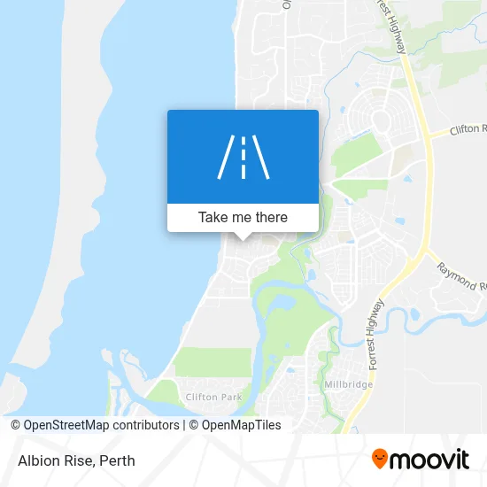 Mapa Albion Rise
