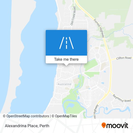 Alexandrina Place map