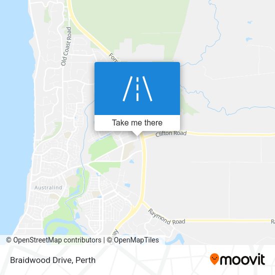 Braidwood Drive map