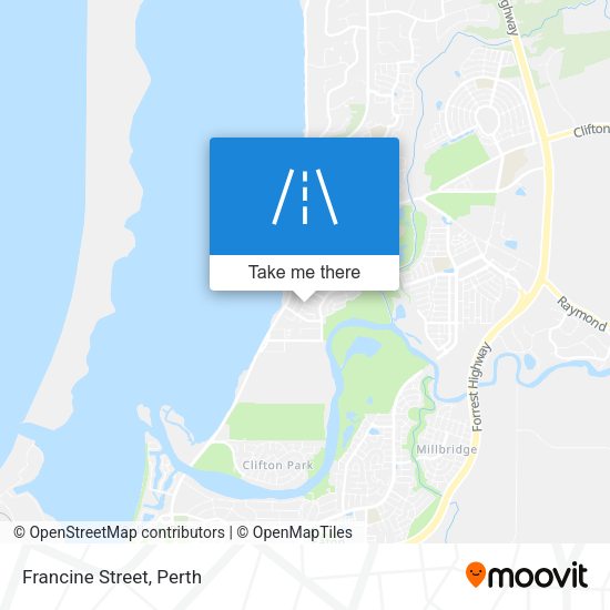 Francine Street map