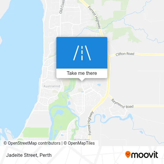 Mapa Jadeite Street