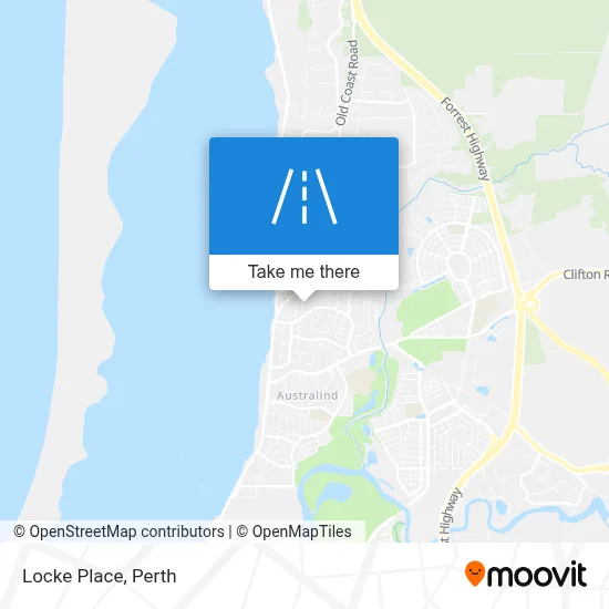 Mapa Locke Place