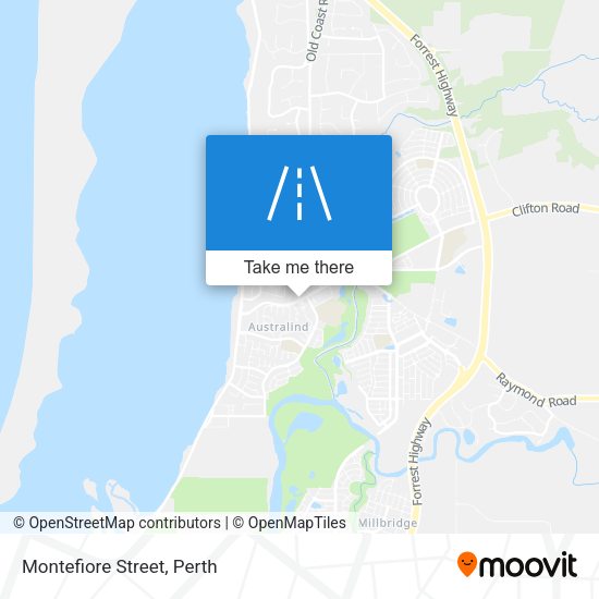 Montefiore Street map