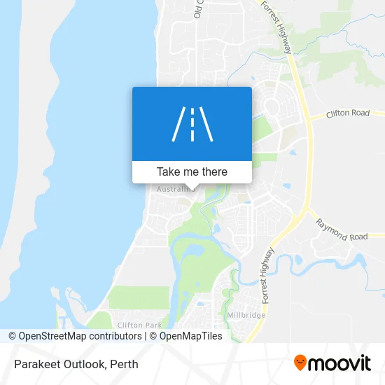 Mapa Parakeet Outlook