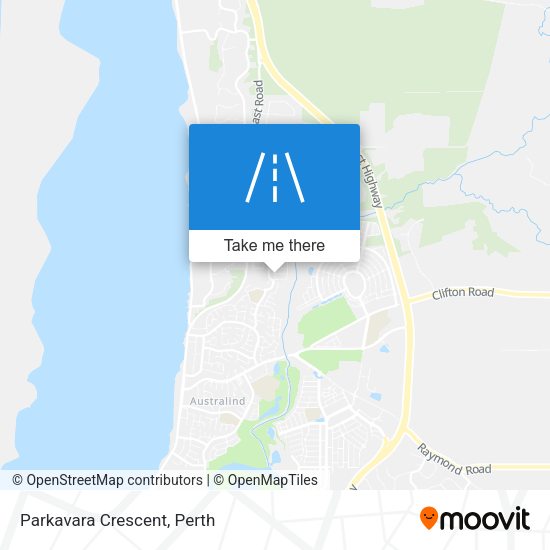 Parkavara Crescent map