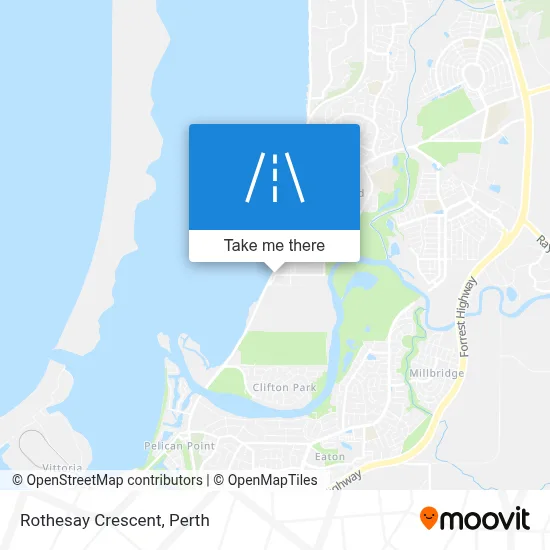 Mapa Rothesay Crescent