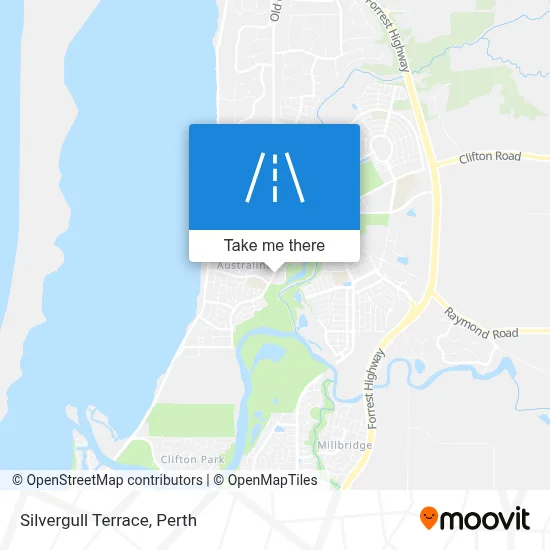 Mapa Silvergull Terrace