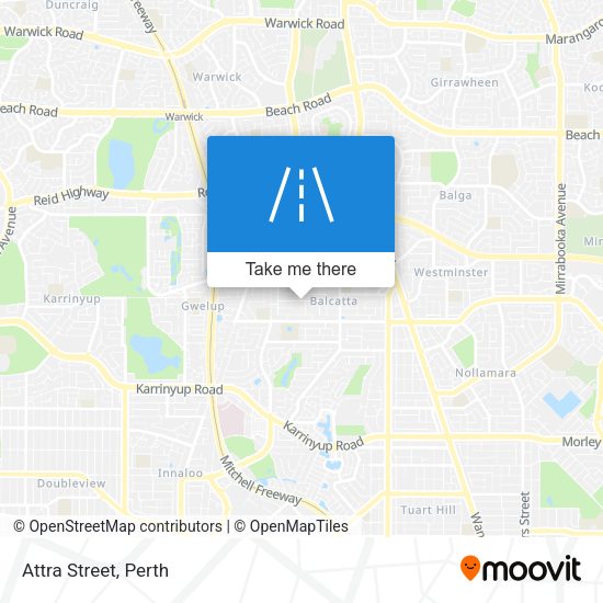 Attra Street map
