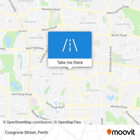 Cosgrove Street map