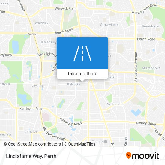 Lindisfarne Way map