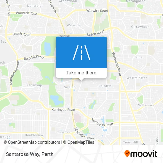 Mapa Santarosa Way