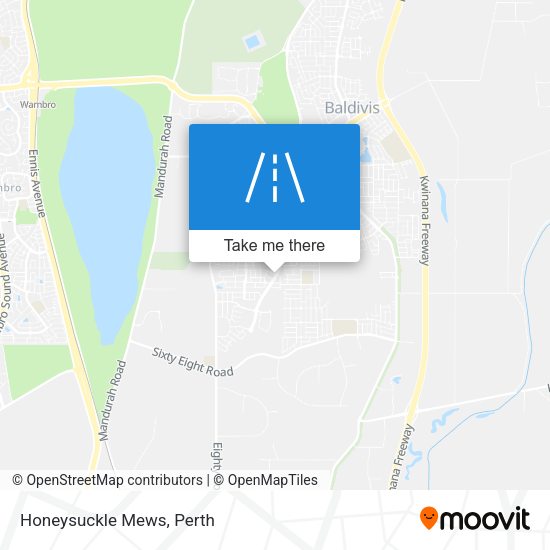 Honeysuckle Mews map