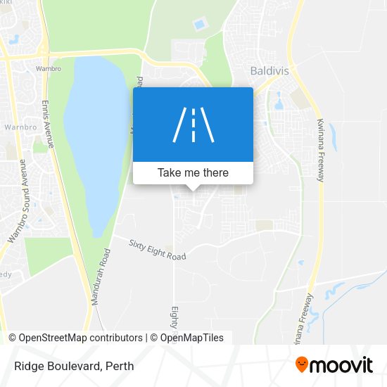 Ridge Boulevard map