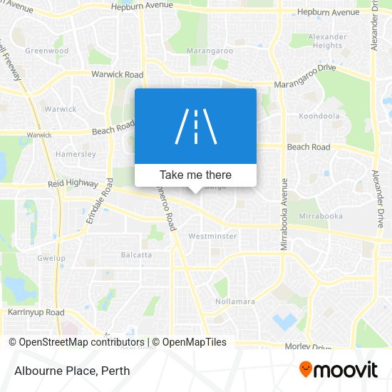 Albourne Place map