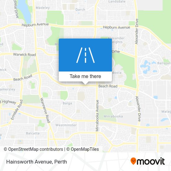 Hainsworth Avenue map