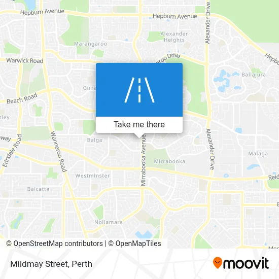 Mapa Mildmay Street