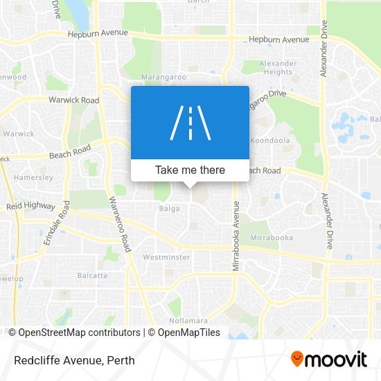 Redcliffe Avenue map